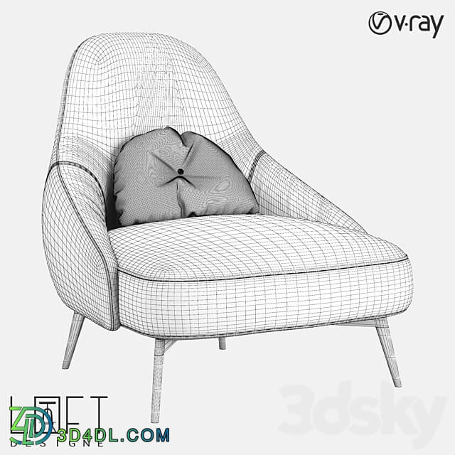 Arm chair - Armchair LoftDesigne 10845 model