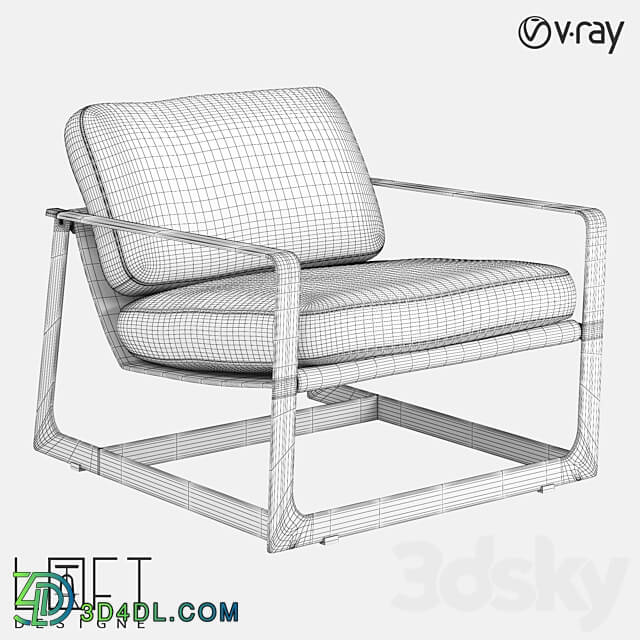 Arm chair - Armchair LoftDesigne 36554 model