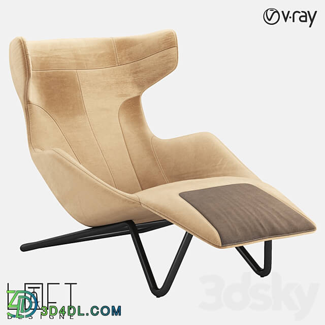 Arm chair - Armchair LoftDesigne 36558 model