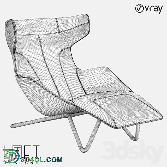 Arm chair - Armchair LoftDesigne 36558 model