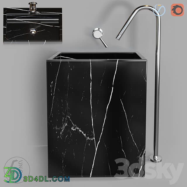 Washbasin marble a