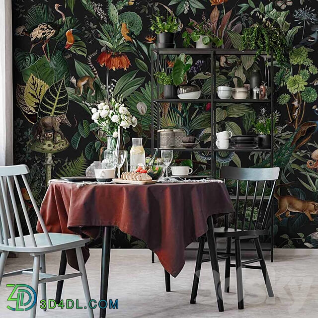 Wall covering - Designer wallpaper Eden 21 pack 1