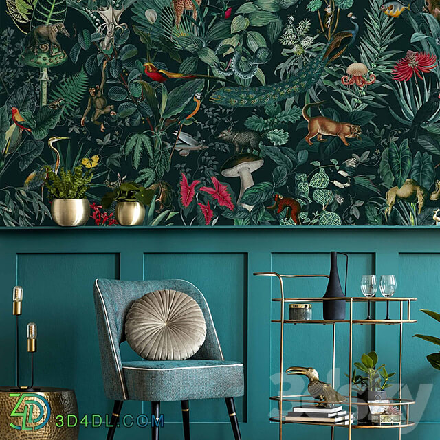 Wall covering - Designer wallpaper Eden 21 pack 1