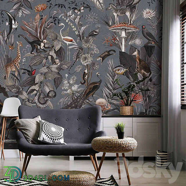 Wall covering - Designer wallpaper Eden 21 pack 1