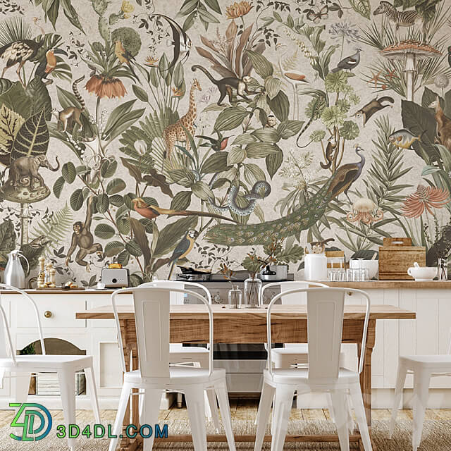 Wall covering - Designer wallpaper Eden 21 pack 1