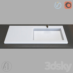 Wash basin - Washbasin Overlay rectangle 