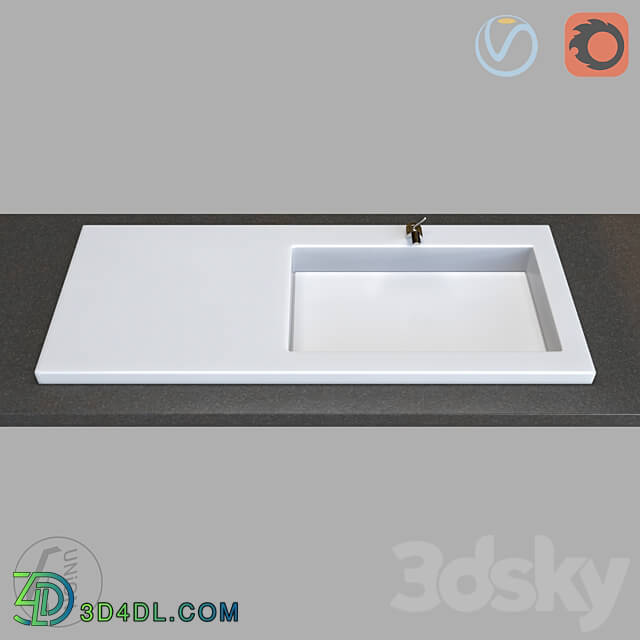 Wash basin - Washbasin Overlay rectangle