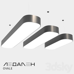Pendant light - Oval lamp OVALE _ LEDALEN 
