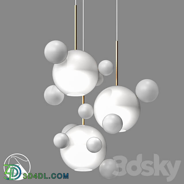 Pendant light LampsShop.ru PDL2007 Bolle Bubbles Frosted