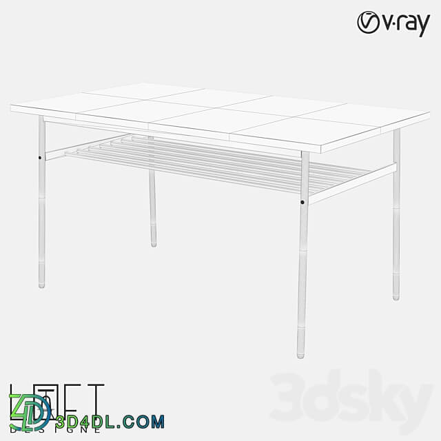 Table LoftDesigne 70102 model table