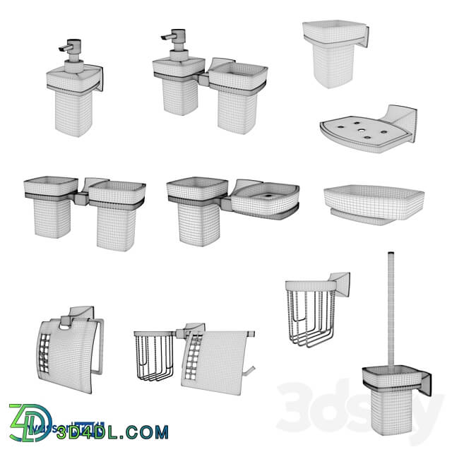 Bathroom accessories - Bathroom Wall Accessories_Wern K-2500 Series_OM