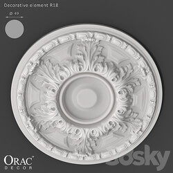 Decorative plaster - OM Decorative element Orac Decor R18 