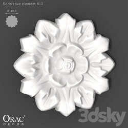 Decorative plaster - OM Decorative element Orac Decor R12 