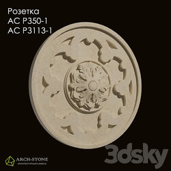 Facade element - АС РЗ50-1 socket of the Arch-Stone brand 