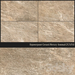 Tile - Porcelain stoneware Cersanit Mercury beige 29_7x59_8 MU4L012 