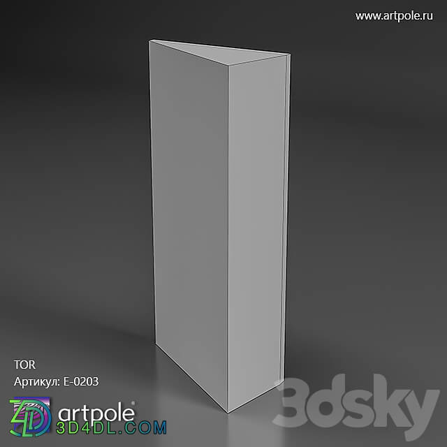OM Gypsum 3D panel Elementary TOR from ARTPOLE