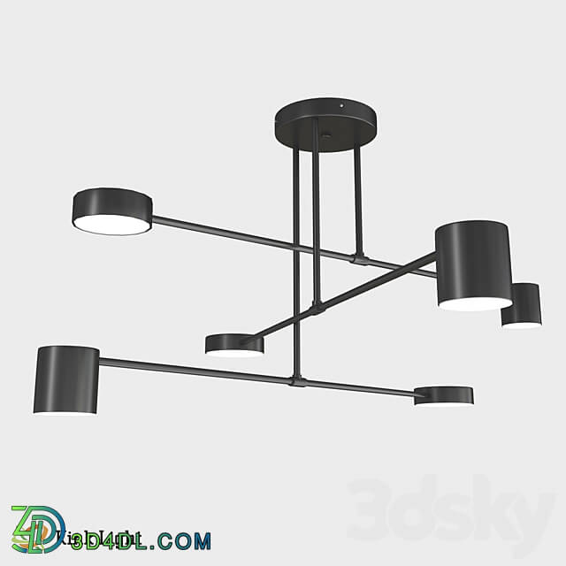 Pendant light - Chandelier Mekli black 07649-6A_ 19 OM