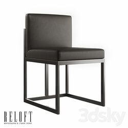 Wexler chair with leather upholstery 
