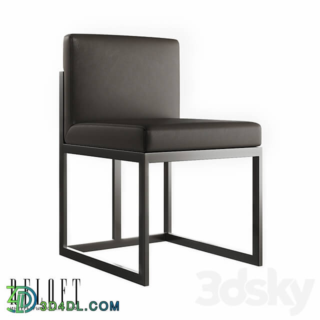 Wexler chair with leather upholstery