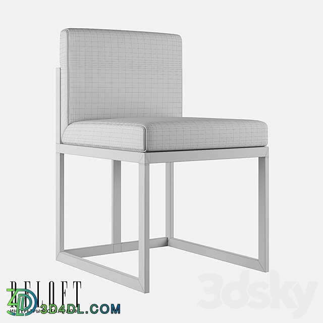 Wexler chair with leather upholstery