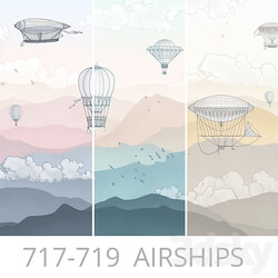 Wall covering - Wallpapers _ Airsships _ Wall murals _ Panels _ Fresco 