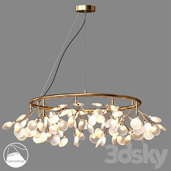 Pendant light LampsShop.ru L1009 Chandelier Gold Tree Сircle 