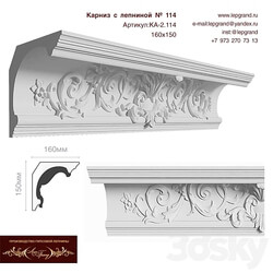 Cornice with stucco molding No. 114 