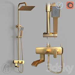 Faucet - Shower system Gold SHR-0011 