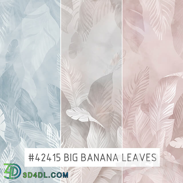 Wall covering - Creativille _ Wallpapers _ 42415 Big Banana Leaves