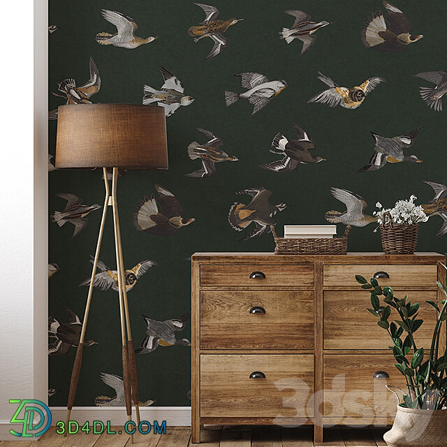 Wall covering - Designer wallpaper Eden 21 pack 5