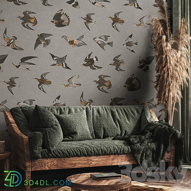 Wall covering - Designer wallpaper Eden 21 pack 5