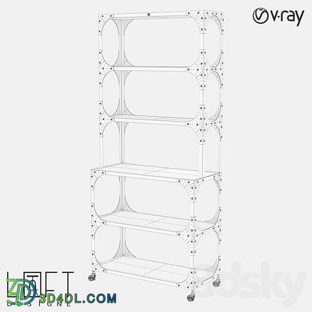 Shelving unit LoftDesigne 7003 model