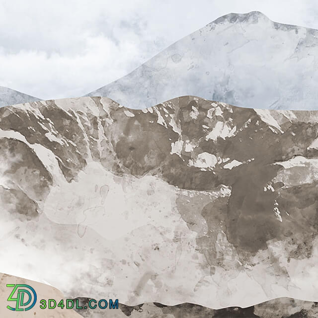 Wall covering - Creativille _ Wallpapers _ 25702 Cloudy Mountains