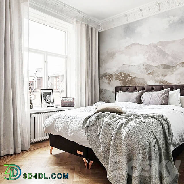 Wall covering - Creativille _ Wallpapers _ 25702 Cloudy Mountains