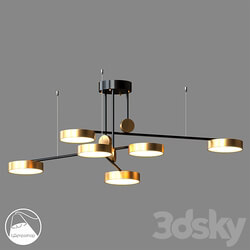 Pendant light - LampsShop.ru PL312 Chandelier Gopea Gold 