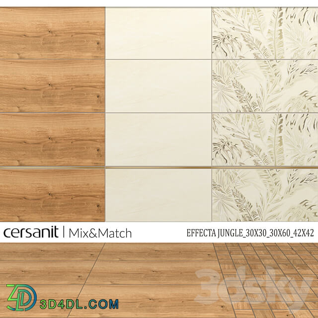 Tile - Collections Mix _ Match_Effecta jungle_30x30_30x60_42x42_Cersanit