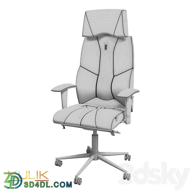 Arm chair - OM Kulik System BUSINESS ergonomic armchair