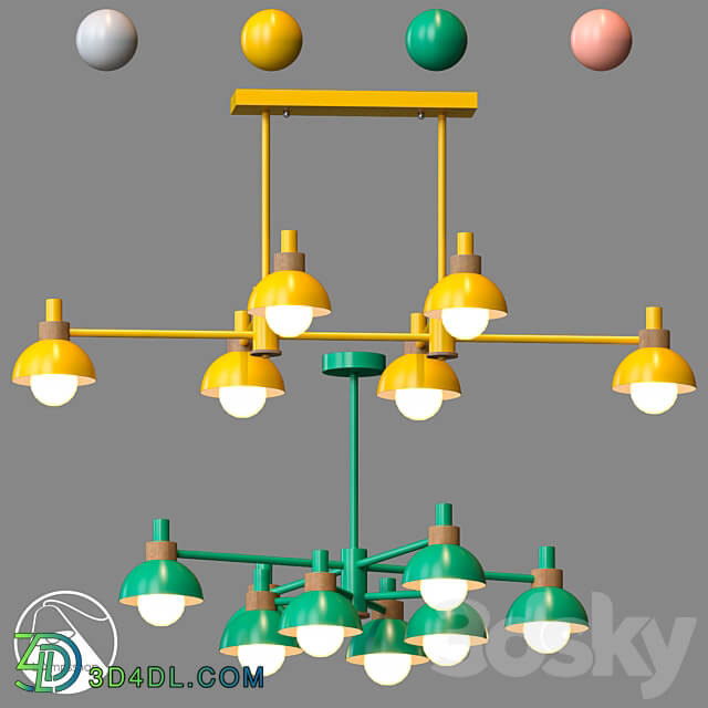 Pendant light - LampsShop.ru L1426a Chandelier Mikrey