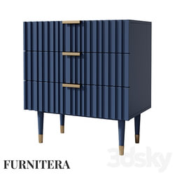 Sideboard _ Chest of drawer - Chest of drawers Severin with three drawers 
