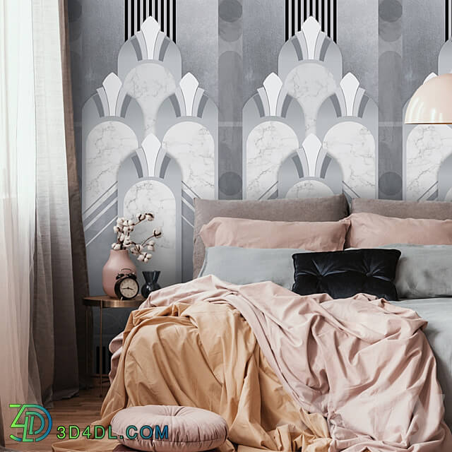 Wall covering - Designer wallpaper DECO pack 4