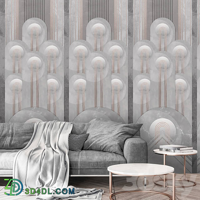 Wall covering - Designer wallpaper DECO pack 4