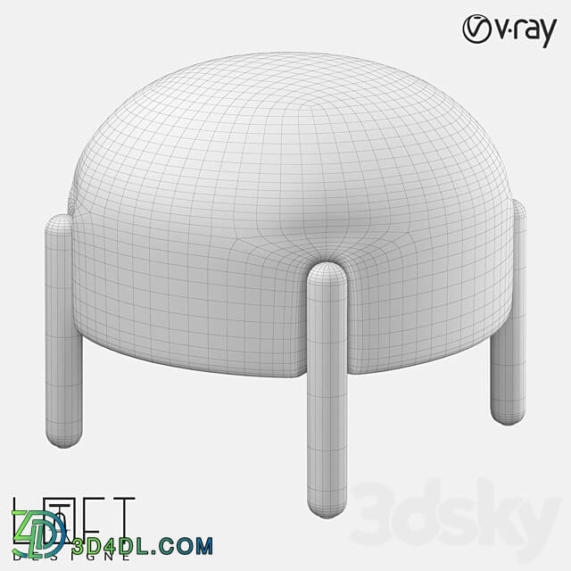 Other soft seating - Stool LoftDesigne 4389 model