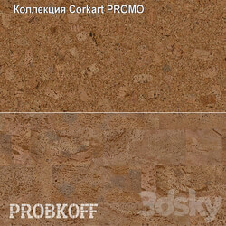 OM CORKART adhesive cork flooring PROMO collection 