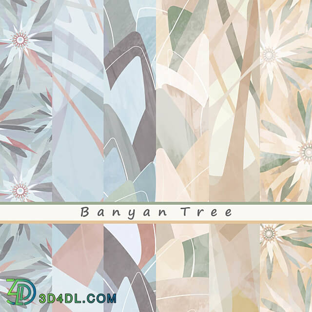 Designer wallpaper BANYAN TREE