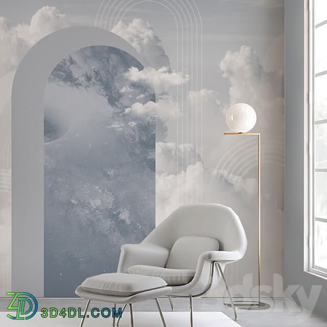Creativille Wallpapers 2752 Clouds and Arches