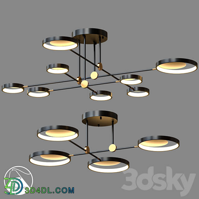 Pendant light - LampsShop.com PL3041 Chandelier Smart Rings