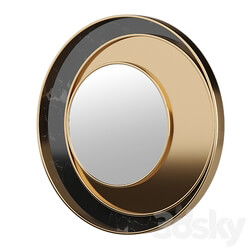 Mirror - Mirror in brass frame BC004S with marble from Apika 