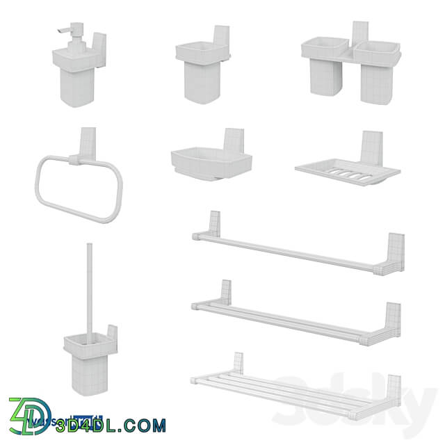 Bathroom accessories - Bathroom Wall Accessories_Lopau K-6000 Series_OM