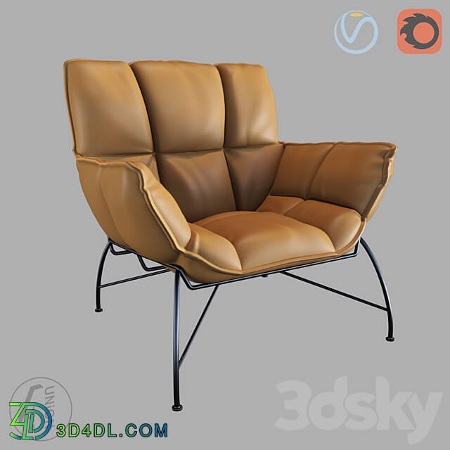armchair Ch7051 3D Models 3DSKY