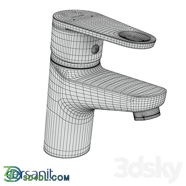 Cersanit Cari Sink faucet 3D Models 3DSKY
